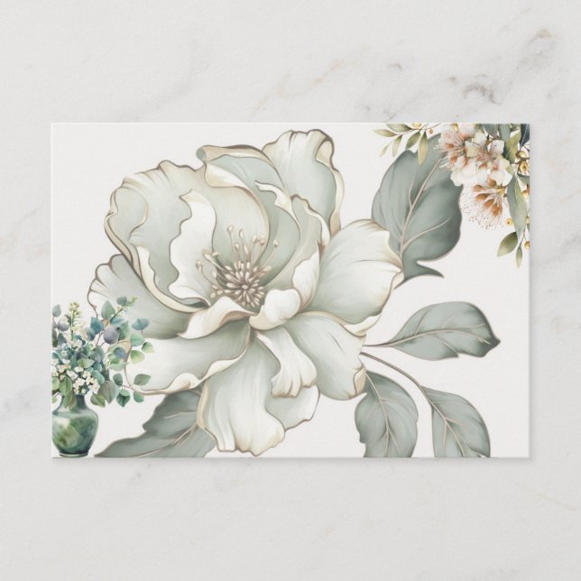 Tranquility Blank Recipe Card (Front)