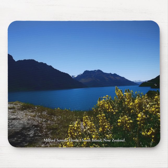 Tranquility Blues South Island, New Zealand Mousep Mouse Pad (Front)