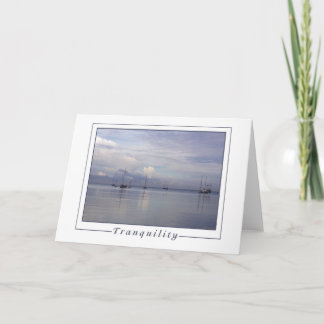 Tranquility - Boqueron Bay, Puerto Rico Card
