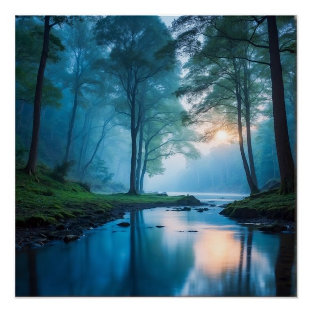 Tranquility by the Bend Poster (Front)