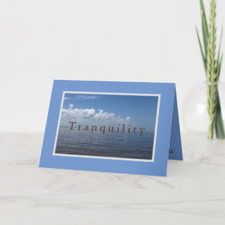 Tranquility Card