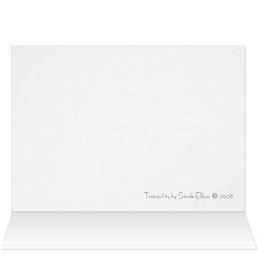 Tranquility Cards (Inside Horizontal (Top))