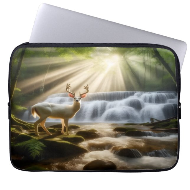 Tranquility Falls Laptop Sleeve (Front)