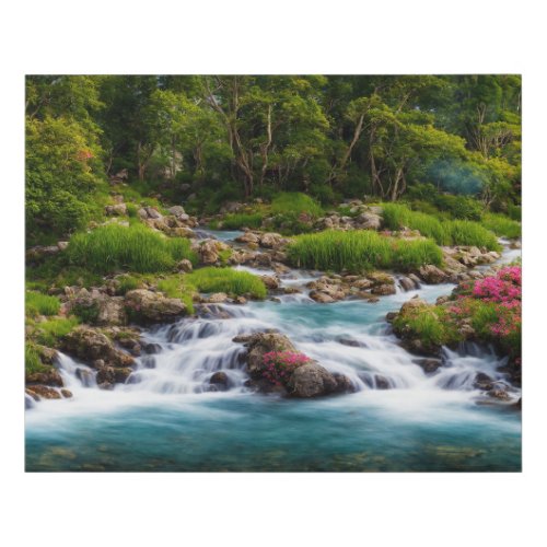 Tranquility  faux canvas print