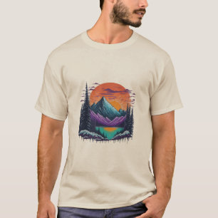 Tranquility in Frost - A Winter Landscape T-Shirt