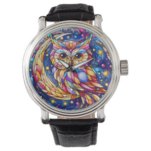 Tranquility in Glass A Floral Stained Glass Window Watch