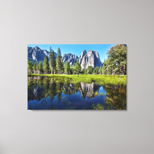 Tranquility In Yosemite Canvas Print (Front)