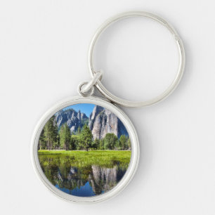 Tranquility In Yosemite Keychain