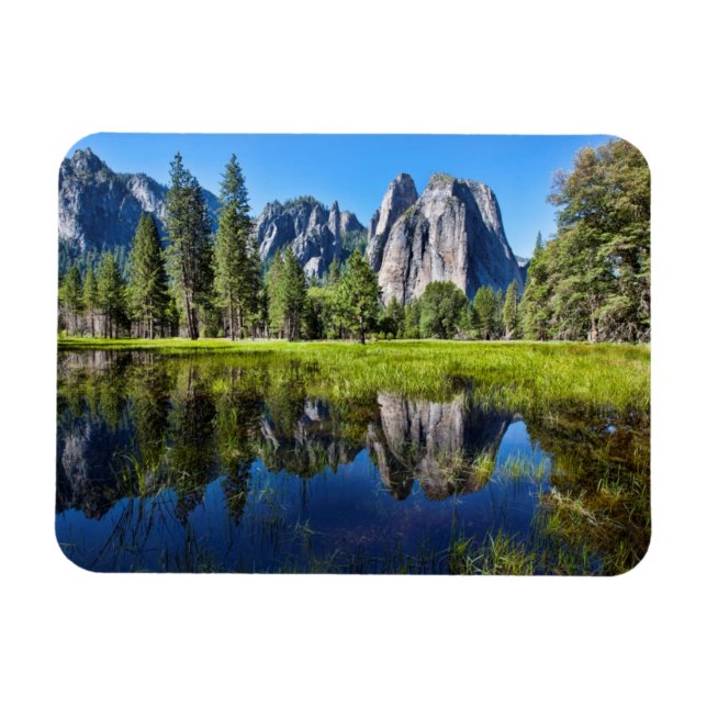 Tranquility In Yosemite Magnet (Horizontal)