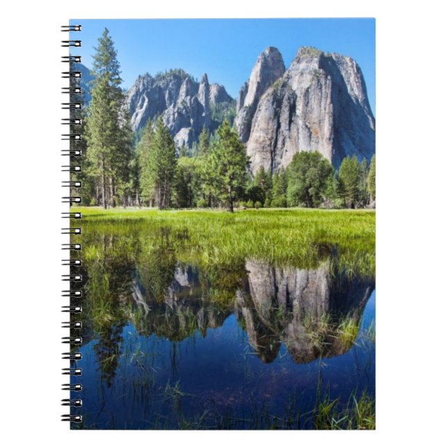 Tranquility In Yosemite Notebook (Front)