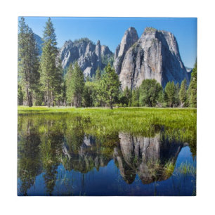 Tranquility In Yosemite Tile