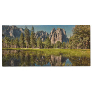 Tranquility In Yosemite Wood USB Flash Drive