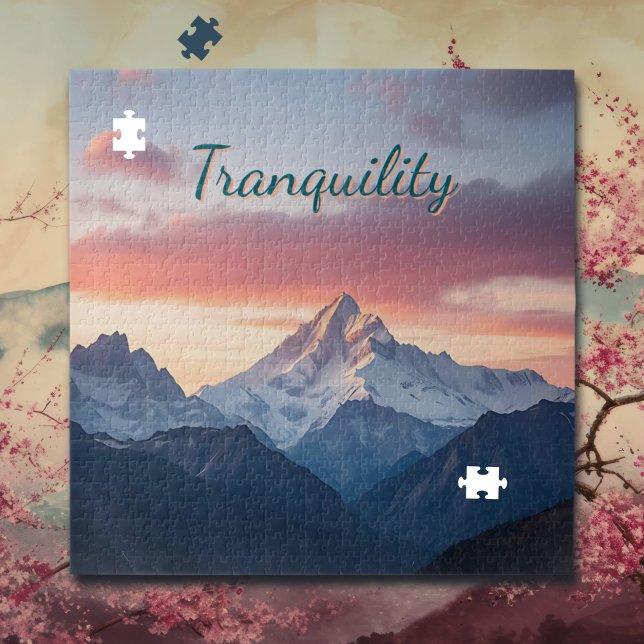Tranquility | Mountains and Clouds Jigsaw Puzzle (Creator Uploaded)