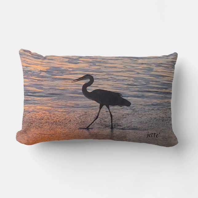 Tranquility on both sides! lumbar pillow (Front)