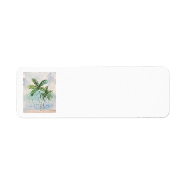 Tranquility Palm Tree Labels (Front)