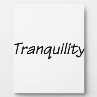 tranquility plaque