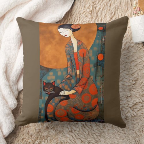 Tranquility _ Quietmind _ Mind Body Connection Throw Pillow