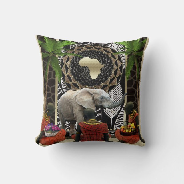 Tranquility Throw Pillow (Front)