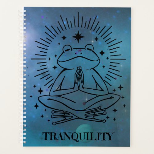 Tranquility Yoga Frog Planner