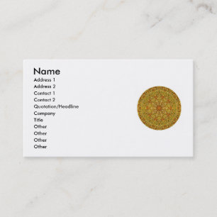 Tranquility -  Zen Buddhist inspired Business Card
