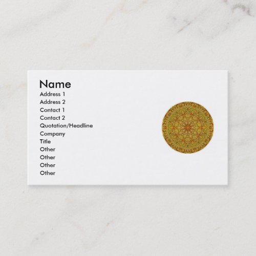 Tranquility -  Zen Buddhist inspired Business Card