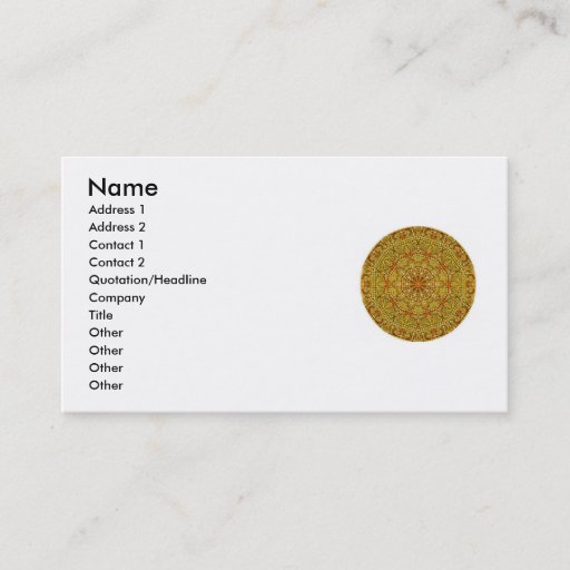 Customizable Tranquility -  Zen Buddhist inspired Business Card