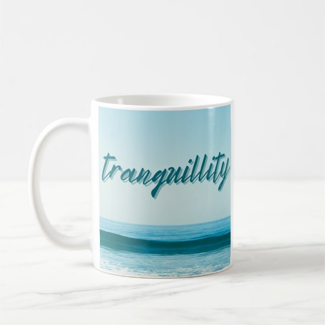 Tranquillity Ocean  Coffee Mug (Left)