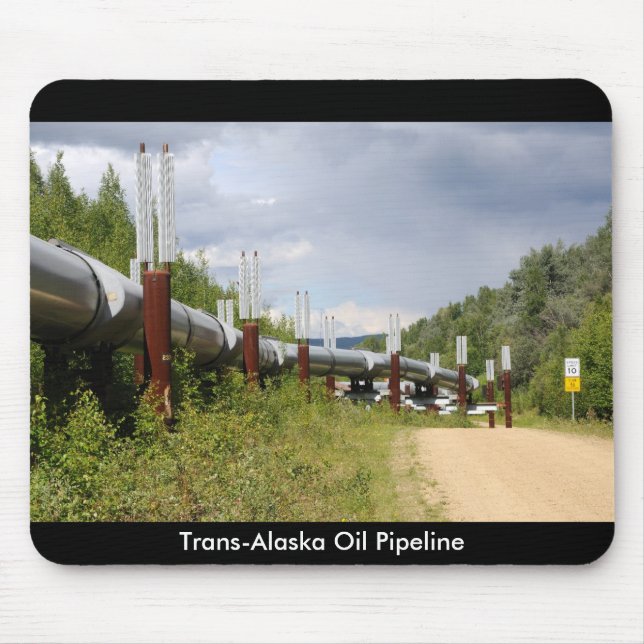 Trans-Alaska Oil Pipeline Mouse Pad (Front)