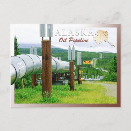 Trans_Alaska Pipeline System Alaska Postcard