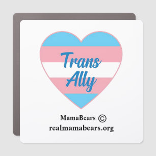Trans Ally Car Magnet