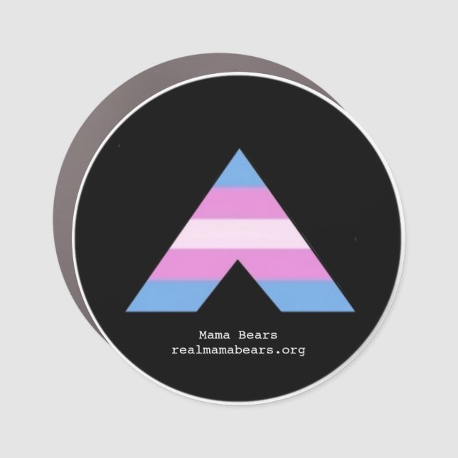 Trans Ally Symbol Round Magnet (Front)