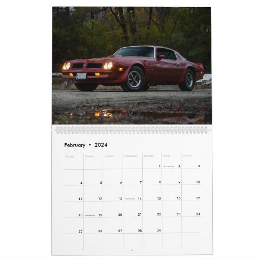 Trans Am Calendar Zazzle