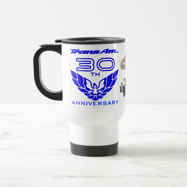 Trans am travel mug (Left)