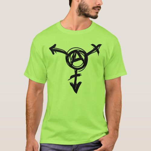 trans anarchy symbol T_Shirt