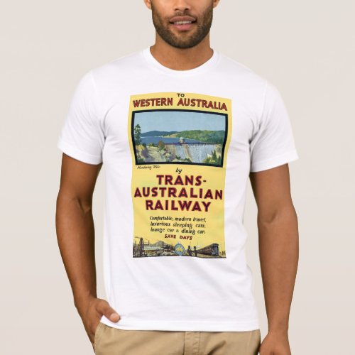 Trans Australian Railway T_Shirt