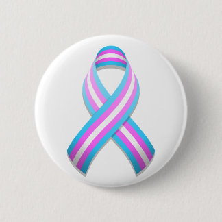 Trans Awareness Ribbon Button