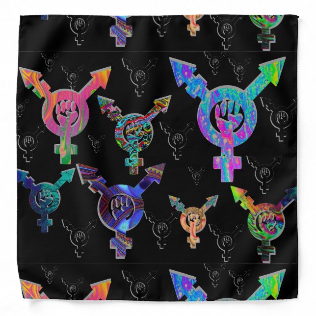 Trans Feminist Solidarity Bandana (Front)