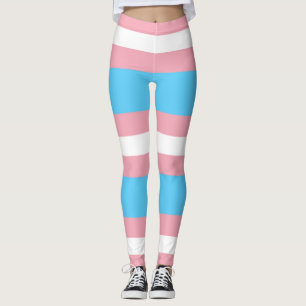Trans Flag Leggings