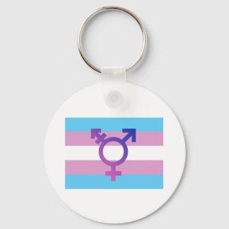 TRANS FLAG ORIGINAL WITH SYMBOL KEYCHAIN