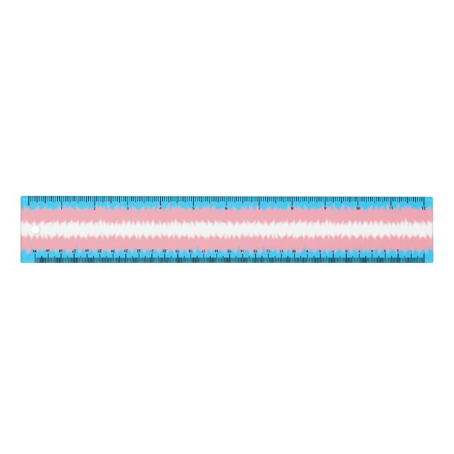 Trans Flag Ruler (Front)