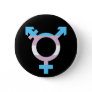 Trans Flag Symbol Button