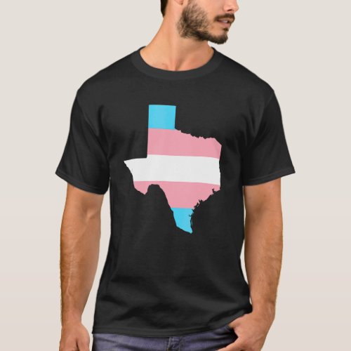 Trans Flag Texas  Lgbt Pride Support T_Shirt