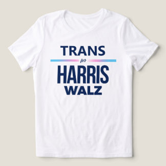 Trans for Harris Walz Tri-Blend Shirt