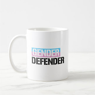 Trans - Gender Defender - - LGBTQ Rights - Coffee Mug