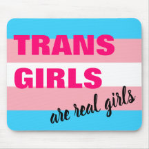 Trans Girls Are Real Girls Transgender Flag