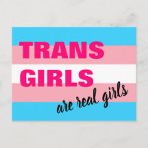 Trans Girls Are Real Girls Transgender Flag