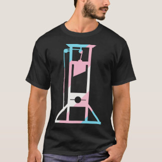 trans guillotine the solution to rainbow capitalis T-Shirt