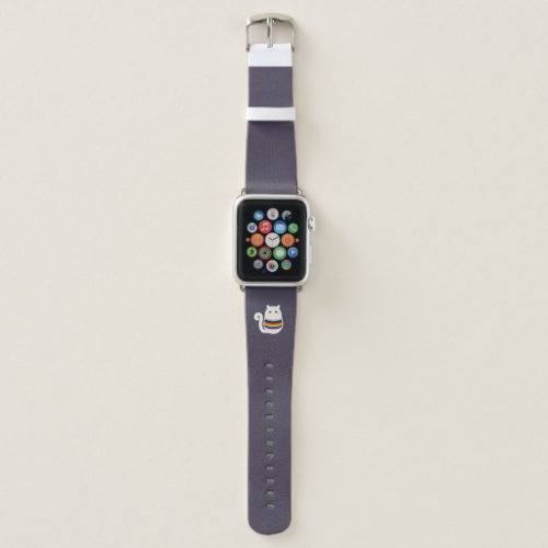 Trans Inclusive Cat Apple Watch Band