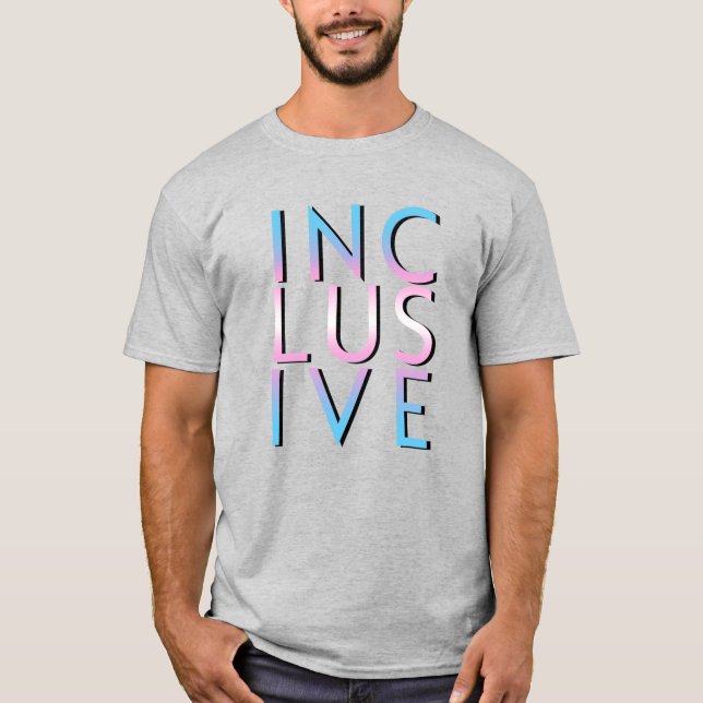 Trans Inclusive Colors T-Shirt (Front)