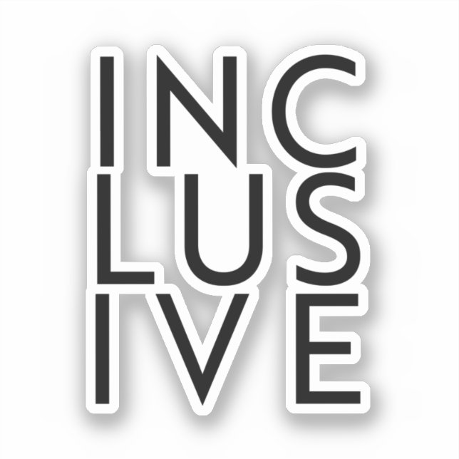 Trans Inclusive Sticker (Front)